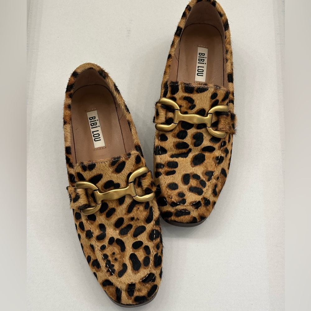 Bibi Lou Leopard Print Zagreb Loafers – Like New - Picture 5 of 14